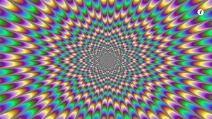 Enigmatic Trippy Art In Vivid Colors Wallpaper