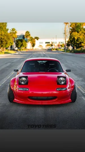 Enjoy A Breathtaking Drive With The Mazda Mx-5 Miata Wallpaper