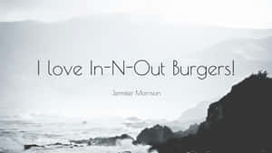 Enjoy A Classic In N Out Burger With Friends Wallpaper