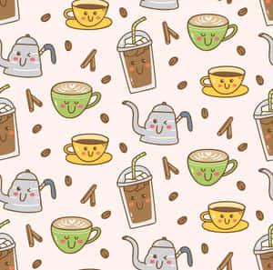 Enjoy A Cozy Cup Of Coffee Wallpaper