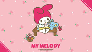 Enjoy A Magical Desktop With My Melody Wallpaper