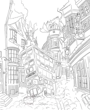 Enjoy A Magical Ride With The Knight Bus Wallpaper