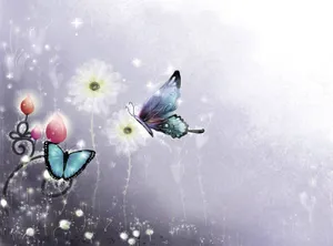 Enjoy A Peaceful Moment Butterfly Watching Wallpaper