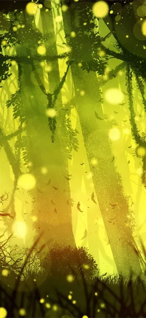 Enjoy A Sparkling Night With Firefly Hd Wallpaper