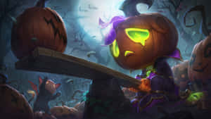 Enjoy A Spooky And Exciting Halloween Night With A Variety Of Fun Games. Wallpaper