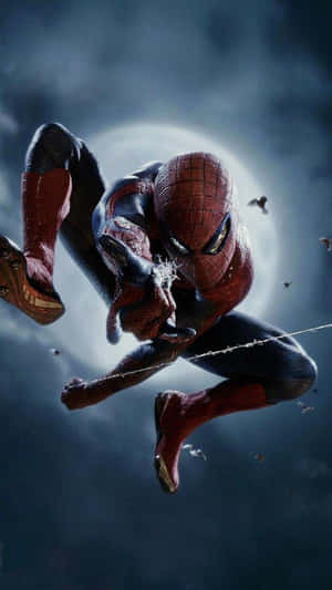 : Enjoy A Stunning 4k Wallpaper Of The Amazing Spider-man On Your Iphone. Wallpaper