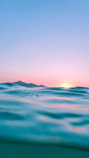 Enjoy A Summer Day With The Blue Iphone Xr Wallpaper