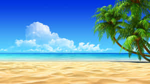 Enjoy A Sunny Day At The Beach! Wallpaper