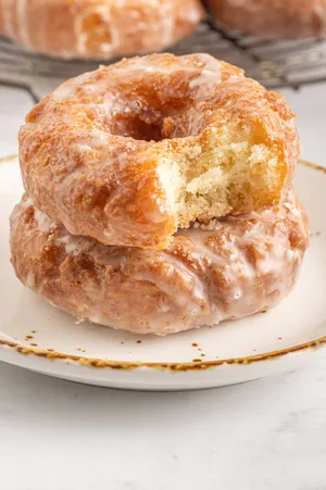 Enjoy A Sweet Glazed Donut. Wallpaper