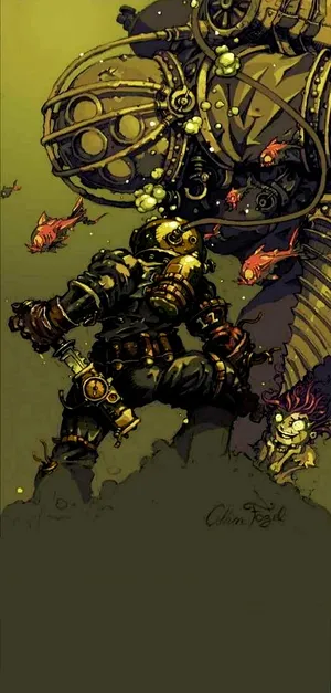 Enjoy An Exquisite And Detailed Bioshock Experience On Your 4k Iphone. Wallpaper