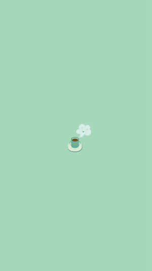 Enjoy Cute Coffee Time Wallpaper