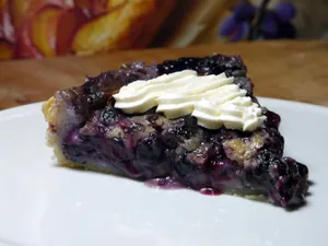 Enjoy Delicious Blueberries Tart Anytime Wallpaper
