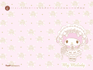 Enjoy Quality Computing With My Melody Laptop Wallpaper