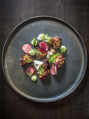 Enjoy Rich Texture And Flavor Of Blue Cheese Wallpaper