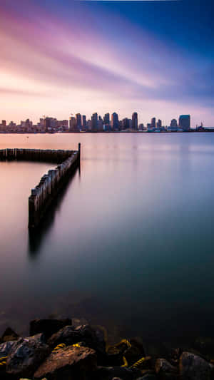 Enjoy San Diego's Beautiful Skyline From Your Iphone Wallpaper