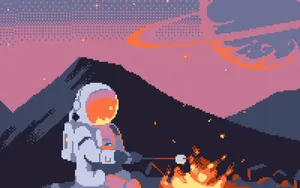Enjoy Some Fun Pixel Art Wallpaper