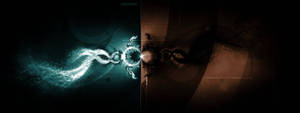 Enjoy Stunning Visuals With The Portal Dual Screen Wallpaper