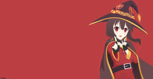 Enjoy The Adventures Of Konosuba With Aqua, Megumin, Darkness And Kazuma Wallpaper