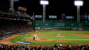 Enjoy The American Tradition Of Fenway Park In Boston Wallpaper