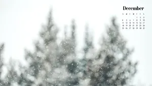 Enjoy The Beautiful And Festive Month Of December! Wallpaper