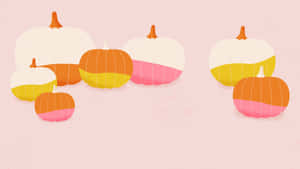 Enjoy The Beauty Of Autumn With This Cute Desktop Wallpaper! Wallpaper