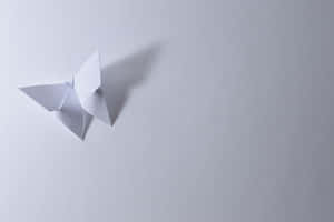 Enjoy The Beauty Of Handmade Butterfly Origami Wallpaper