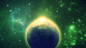 Enjoy The Beauty Of Nature In This Tranquil Green Space Wallpaper