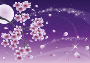 Enjoy The Beauty Of Sakura Blossom In Spring. Wallpaper