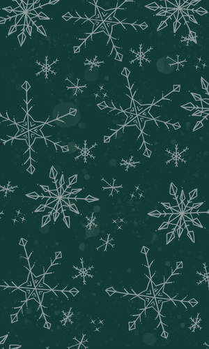 Enjoy The Beauty Of Snowflake With Iphone Wallpaper