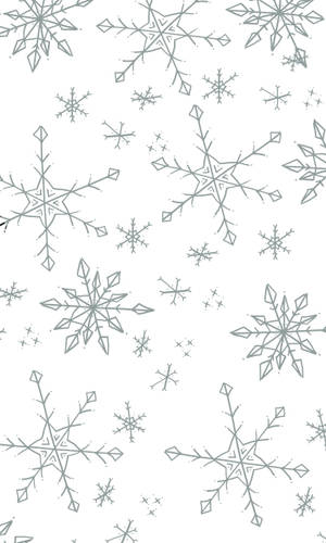 Enjoy The Beauty Of Winter With Our New Snowflake Iphone Wallpaper