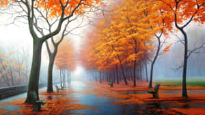 Enjoy The Bright And Brilliant Colors Of Fall Wallpaper