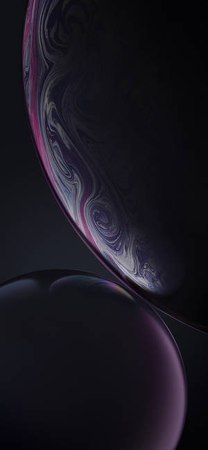 Enjoy The Colorful Bubbles On Your Iphone Xr Wallpaper