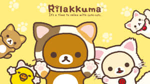 Enjoy The Comfort Of Rilakkuma Laptop With Its Cute And Furry Designs! Wallpaper