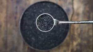 Enjoy The Creamy, Nutty Taste Of Black Sesame Wallpaper