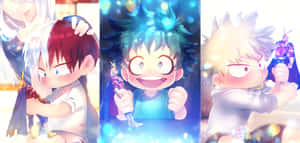 Enjoy The Cuteness Of Kawaii Deku Wallpaper