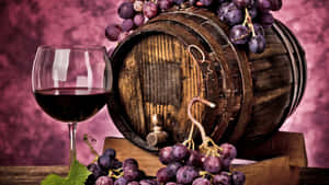 Enjoy The Dark Brew Of Black Wine Wallpaper
