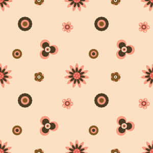 Enjoy The Free-spirited Style Of The 70s With Bold Floral Prints! Wallpaper