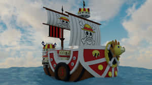Enjoy The Freedom Of The Ocean Aboard The Thousand Sunny Wallpaper