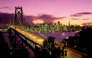 Enjoy The Iconic Cityscape Of San Francisco In Hd Wallpaper