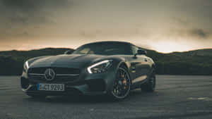 Enjoy The Luxurious Look Of A Mercedes Amg Gt Wallpaper