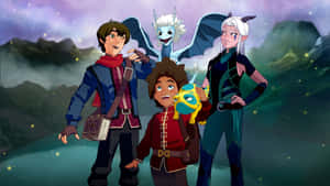 Enjoy The Power Of Magic In The Dragon Prince Wallpaper