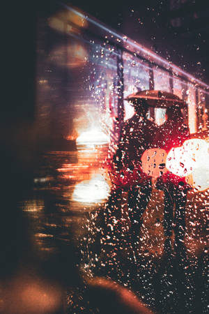 Enjoy The Rainy Moment Wallpaper