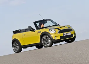 Enjoy The Ride In A Mini Cooper Convertible Wallpaper