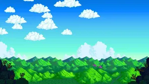 Enjoy The Scenic Views Of Stardew Valley Wallpaper