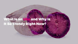 Enjoy The Signature Flavor Of A Purple Sweet Potato Wallpaper