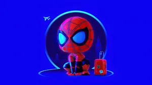 Enjoy The Spectacular View Of The Urban Skyline With Spider-man Homecoming Wallpaper