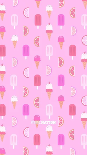 Enjoy The Summer Season In Pink. Wallpaper