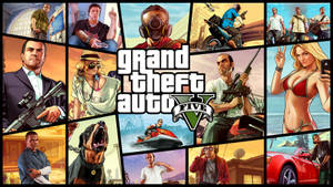 Enjoy The Thrills Of Grand Theft Auto V While Getting A Cool Look Wallpaper