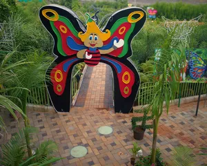 Enjoy The Tranquil Beauty Of Nature In Butterfly Park Wallpaper