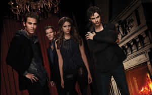 Enjoy The Vampire Diaries On Your Iphone Wallpaper